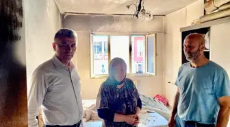 Balıkesir Gönen'de Apartman Yangını Sonrası Kaymakam Ziyareti