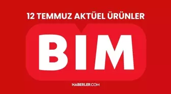 BİM 12 Temmuz Cuma aktüel kataloğunda bu hafta hangi ürünler var? 12 TEMMUZ BİM AKTÜEL KATALOGU