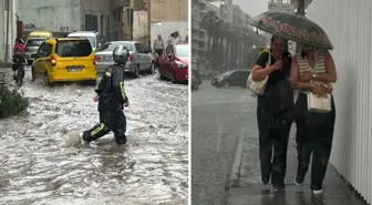 İzmir ve Kütahya'yı sağanak vurdu! Evler ve sokaklar su altında kaldı