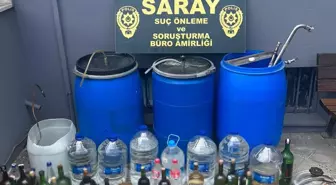 Tekirdağ'da Sahte İçki Operasyonu: 174 Litre Sahte Rakı ve Şarap Ele Geçirildi