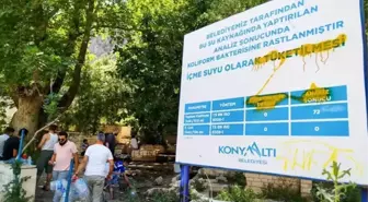 Bakterili kaynak suyunun çevresi kapatıldı, inanmayıp teli kestiler! Şişesini kapan geliyor