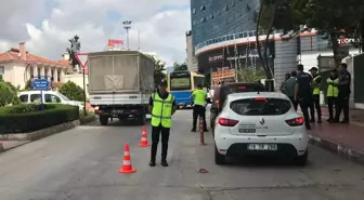 Merzifon'da trafik denetiminde 11 sürücüye para cezası