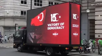 Türk halkının 15 Temmuz mücadelesi Londra sokaklarında anlatıldı