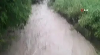 Erzurum'da yoğun yağış heyelan ve seli beraberinde getirdi