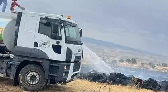 Ankara'nın Güdül ilçesinde çıkan 2 anız yangını söndürüldü