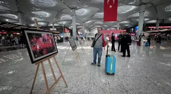 İstanbul Havalimanı'nda 15 Temmuz Demokrasi ve Milli Birlik Günü Sergisi Açıldı