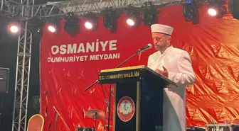 Osmaniye'de 15 Temmuz Demokrasi ve Milli Birlik Günü Yürüyüşü