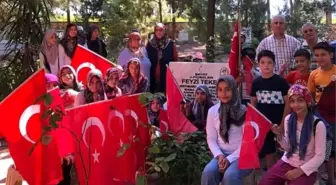 Siirt'te şehit olan Jandarma Komando Er Fevzi Tekeş'in mezarı ziyaret edildi