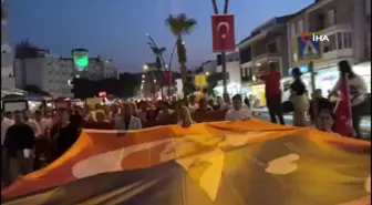 Demokrasi meşalesinin ateşinin yakıldığı Marmaris'te 15 Temmuz Demokrasi ve Milli Birlik programı