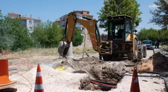 Eskişehir'de Altyapı Çalışması Sırasında Doğal Gaz Hattında Yangın Çıktı