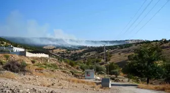 Kilis'te Elektrik Hattından Çıkan Yangın Kontrol Altına Alındı