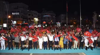 Marmaris'te 15 Temmuz Demokrasi ve Milli Birlik Günü etkinlikleri düzenlendi