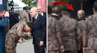 Özel Harekatçıların Bahçeli'nin elini öptüğü ziyaretten yeni görüntüler