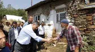 Erzurum'un Pasinler ilçesinde sel felaketi