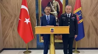 Vali İlhami Aktaş, İl Emniyet Müdürlüğü ve İl Jandarma Komutanlığına veda ziyaretinde bulundu