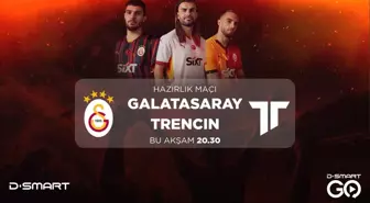 Galatasaray, Slovak takımı Trencin ile hazırlık maçına çıkıyor