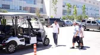 Antalya Şehir Hastanesi'nde Engellilere Elektrikli Buggy Hizmeti