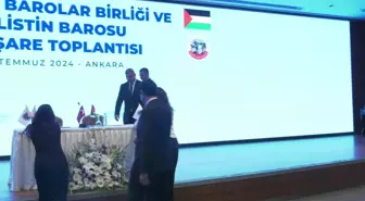 Türkiye Barolar Birliği ve Filistin Barosu İş Birliği Protokolü İmzaladı