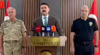 Tunceli Valisi Bülent Tekbıyıkoğlu, Asayiş ve Güvenlik Durumunu Değerlendirdi