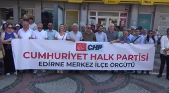 CHP Edirne Merkez İlçe Başkanlığı Milli Eğitim Bakanlığı'nın Maarif Modelini Protesto Etti