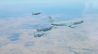 MSB'ye ait F-16 ve KC-135R uçakları Romanya'da eğitime katıldı