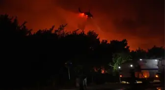 İzmir'de alevler saatlerdir söndürülemiyor! 1 mahallenin tahliyesine başlandı