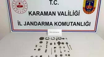 Karaman'da Motosiklette Tarihi Eser Operasyonu