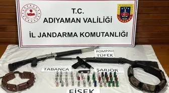 Adıyaman'da Silah ve Mermi Operasyonu: Ele Geçirildi