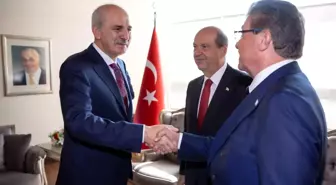 TBMM Başkanı Numan Kurtulmuş, KKTC yetkilileriyle görüştü