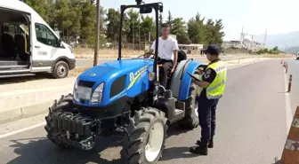 Gaziantep'te Traktör ve Minibüs Sürücülerine Denetim