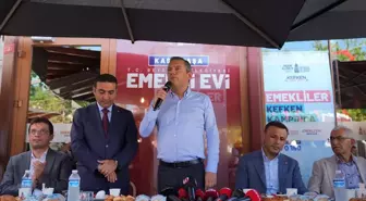 CHP Genel Başkanı Özel, Beyoğlu Emekli Evi'nde konuştu Açıklaması