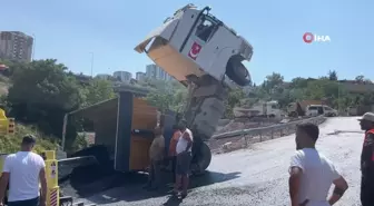 Devrilen Mercedes'in kupası şaha kalktı