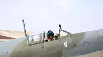 İngiltere'den gelen Spitfire Mk9 Sivrihisar Hava ve Uzay Müzesi'ne katıldı