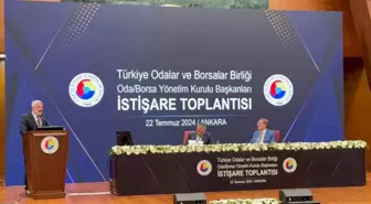 Çerkezköy Ticaret ve Sanayi Odası Yönetim Kurulu Başkanı Ahmet Çetin, TOBB İstişare Toplantısında Bölge Sorunlarını Dile Getirdi