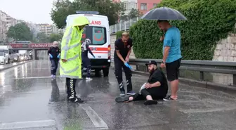 Konya'da Sağanak Yağış: Alt Geçitler Suyla Doldu, Motosiklet Sürücüsü Yaralandı