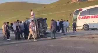 Pasinler'de zincirleme trafik kazası: 3 yaralı