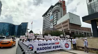 Diyanet-Sen, CHP Genel Merkezi önünde tepki gösterdi