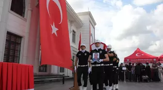 Kocaeli'de kanser nedeniyle vefat eden polis memuru için tören düzenlendi