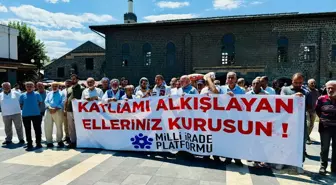 Diyarbakır'da İsrail Başbakanı Netanyahu'ya tepki