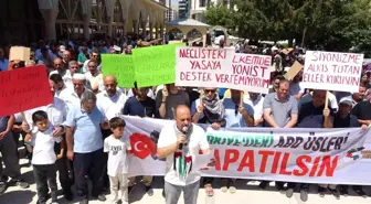 Van Filistin'e Destek Platformu İsrail'in Gazze'ye yönelik saldırılarını protesto etti