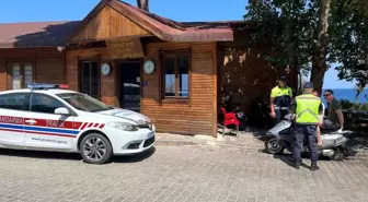 Kuşadası'nda motosiklet sürücülerine trafik güvenliği bilgilendirmesi yapıldı