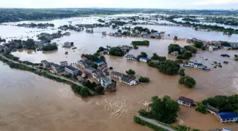 Çin'de Juanshui Nehri'nde Yeni Bir Yarık Oluştu