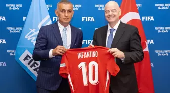 TFF Başkanı Hacıosmanoğlu, FIFA Başkanı Infantino ile görüştü