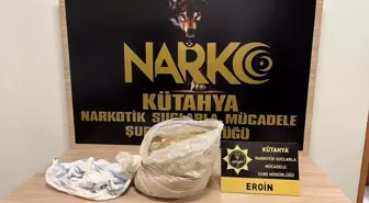 Kütahya'da 10 Kilogram Eroin Bulundu, Şüpheli Gözaltına Alındı