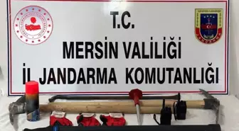 Mersin'de Kaçak Kazı Yapan 3 Şüpheli Gözaltına Alındı