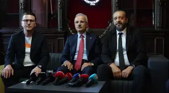 Ulaştırma Bakanı Trabzon Gazeteciler Cemiyeti'ni Ziyaret Etti