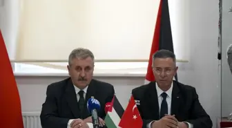 BBP Genel Başkanı Mustafa Destici, Hamas lideri İsmail Heniyye için Filistin Büyükelçisi'ni ziyaret etti