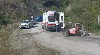 Çorum'da sepetli motosiklet ile kamyon çarpıştı: 1 ölü, 1 yaralı