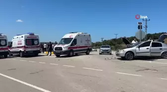 Sinop'ta trafik kazası: 8 yaralı