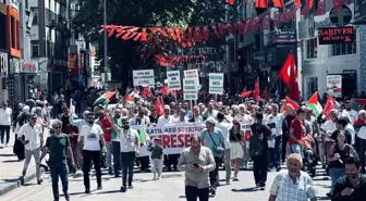 Zonguldak'ta İsmail Haniye'nin öldürülmesini protesto yürüyüşü